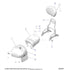Exploded diagram of a motorcycle seat assembly displays labeled parts such as the main seat, passenger backrest, frame pieces, mounting hardware, and Polaris OEM part Screw Torx Btnhd M6X1.0 0600126—each numbered for easy identification.