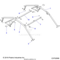 CHASSIS: CAB FRAME - 2020 POLARIS RZR PRO XP
