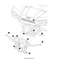 Brushguard Crossover Black Text-Weld (For Havoc Models Only) by Arctic Cat