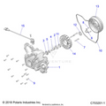 ENGINE: STATOR COVER AND FLYWHEEL - 2021 POLARIS RZR TRAIL
