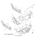 BODY: FLOOR and ROCKER PANELS - 2018 POLARIS RZR 570