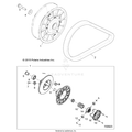 DRIVE TRAIN: SECONDARY CLUTCH - 2016 POLARIS RZR 4 900