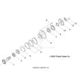 DRIVE TRAIN: GEAR SHAFT OUTPUT - 2019 POLARIS RZR 170