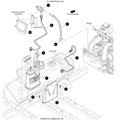Purge Valve Mounting Bracket Black by Arctic Cat