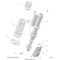 SUSPENSION: REAR SHOCK MOUNTING (2) - 2025 POLARIS RZR PRO S ULTIMATE