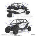 BODY: DECALS - 2023 POLARIS RZR PRO XP 4 ULTIMATE
