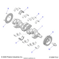 ENGINE: CRANKSHAFT AND BEARINGS - 2023 POLARIS RZR PRO R RIDE COMMAND