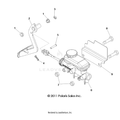BRAKES: PEDAL and MASTER CYLINDER - 2016 POLARIS RZR 570