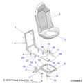 BODY: SEAT ASM. AND SLIDER - 2022 POLARIS RZR RS1 EPS