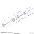 DRIVE TRAIN: PRIMARY CLUTCH - 2022 POLARIS RZR TRAIL 570