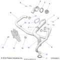 ENGINE: COOLING THERMOSTAT AND BYPASS - 2024 POLARIS RZR 900 TRAIL S