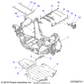 CHASSIS: MAIN FRAME AND SKID PLATES - 2022 POLARIS RZR PRO XP SPORT