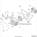 ENGINE: STATOR AND FLYWHEEL - 2019 POLARIS RZR RS1