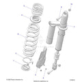 SUSPENSION: REAR SHOCK AND MOUNTING - 2026 POLARIS RZR XP S 1000 ULTIMATE