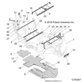 CHASSIS: MAIN FRAME AND SKID PLATE - 2020 POLARIS RZR S 4 1000