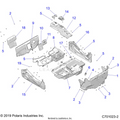BODY: FLOOR and ROCKER PANELS - 2022 POLARIS RZR TRAIL S 1000 ULTIMATE