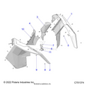 BODY: FRONT FENDER - 2022 POLARIS RZR PRO XP 4 ULTIMATE ROCKFORD LE