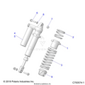 SUSPENSION: FRONT SHOCK MOUNTING - 2019 POLARIS RZR XP 4 TURBO S VELOCITY