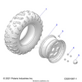 WHEELS: FRONT - 2026 POLARIS RZR 200 MD