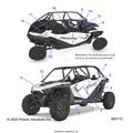 BODY: DECALS - 2021 POLARIS RZR PRO XP 4 SPORT