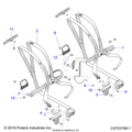 BODY: SEAT BELT MOUNTING FRONT 6 POINT - 2023 POLARIS RZR PRO R 4 LV