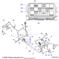 ELECTRICAL: WIRE HARNESS CHASSIS AUDIO - 2021 POLARIS RZR PRO XP SPORT ROCKFORD LE