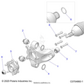 SUSPENSION: REAR CARRIER AND HUB - 2023 POLARIS RZR PRO R 4 SPORT