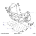 CHASSIS: MAIN FRAME AND SKID PLATES - 2025 POLARIS RZR PRO XP SPORT