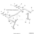 SUSPENSION: REAR STABILIZER BAR - 2019 POLARIS RZR 570