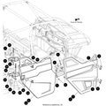 Door Hinge Bracket by Arctic Cat