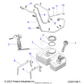 FUEL: SYSTEM FUEL TANK AND RELATED - 2022 POLARIS RZR 200