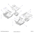 BODY: FLOOR PANELS REAR - 2025 POLARIS RZR PRO XP 4 ULTIMATE