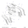 BODY: REAR FENDERS AND BEZELS - 2025 POLARIS RZR XP 1000 PREMIUM