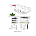 Storage Panel Decal Left (For Stampede X) by Arctic Cat