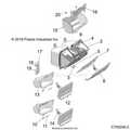 BODY: DASH STORAGE - 2020 POLARIS RZR XP 1000