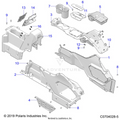 BODY: CENTER CONSOLE - 2024 POLARIS RZR PRO XP 4 PREMIUM