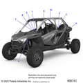 BODY: DECALS STANDARD - 2024 POLARIS RZR PRO R 4 ULTIMATE