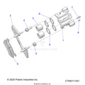 BRAKES: FRONT CALIPER - 2020 POLARIS RZR S 4 1000