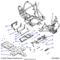 CHASSIS: MAIN FRAME AND SKID PLATES - 2023 POLARIS RZR XP 1000 SPORT