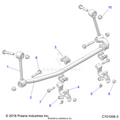 SUSPENSION: FRONT STABILIZER BAR - 2022 POLARIS RZR XP 1000 HIGH LIFTER