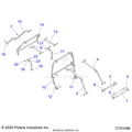 CHASSIS: CAB FRAME - 2022 POLARIS RZR XP 4 1000 SPORT