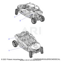 BODY: DECALS GRAPHICS - 2021 POLARIS RZR PRO XP SPORT ROCKFORD LE