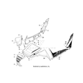 Hood Decal Upper Wc Vr Left by Arctic Cat