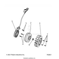 ENGINE: STATOR and FLYWHEEL - 2023 POLARIS RZR 200 EVAP