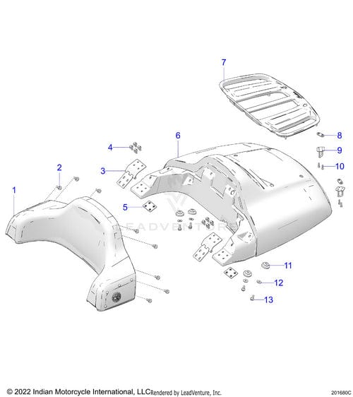 Lid Trunk Slvqtzmt | [Silver Quartz Metallic] by Polaris