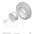 WHEELS: FRONT/REAR - 2025 POLARIS RZR PRO S 4 ULTIMATE