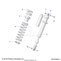 SUSPENSION: FRONT SHOCK MOUNTING STANDARD/PREMIUM - 2020 POLARIS RZR PRO XP 4