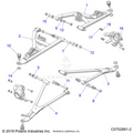 SUSPENSION: FRONT CONTROL ARMS - 2020 POLARIS RZR PRO XP