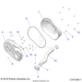 DRIVE TRAIN: CLUTCH COVER and DUCTING - 2022 POLARIS RZR TRAIL 570