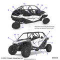 BODY: DECALS - 2021 POLARIS RZR PRO XP 4 ULTIMATE
